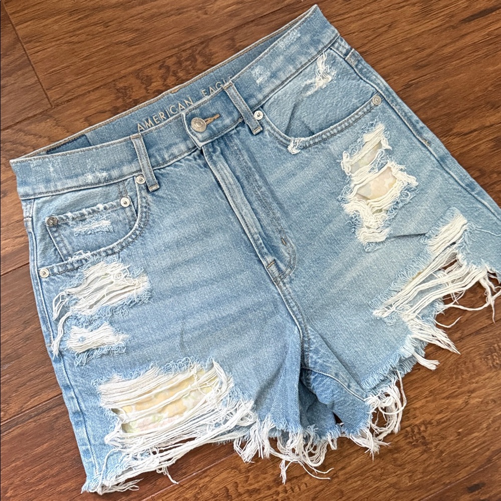 American Eagle Outfitters Highest Rise 90s Boyfriend Jean Shorts